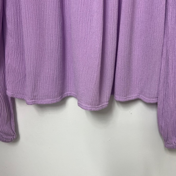Sanctuary Purple Ballet neck Long Sleeve Top, Size S, Can be worn off shoulders - Picture 9 of 10